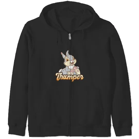 Disney Bambi Thumper Classic Portrait Zip Hoodies