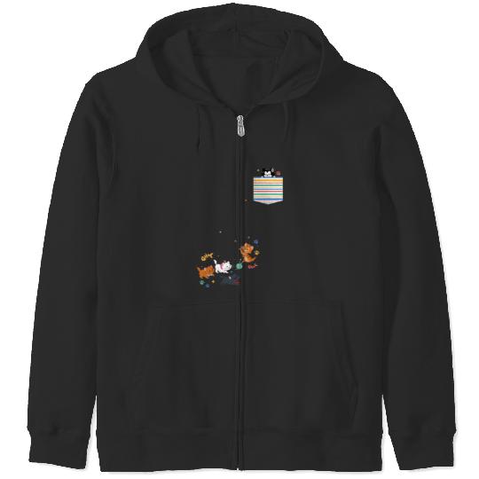 Disney The Aristocats Movie Kittens Pocket Zip Hoodies