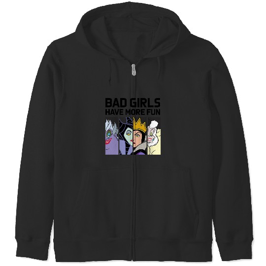 Disney Villains Bad Girls Have More Fun Epic Panel Portraits Zip Hoodies