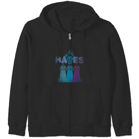 Disney Villains Hercules Hades Distressed Metal Rock Band Zip Hoodies
