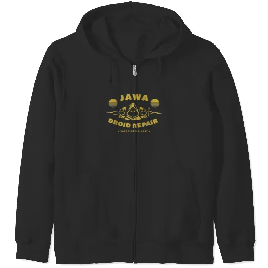 Star s Jawa Droid Repair Tatooine Finest Disney+ T-Shirt Zip Hoodies