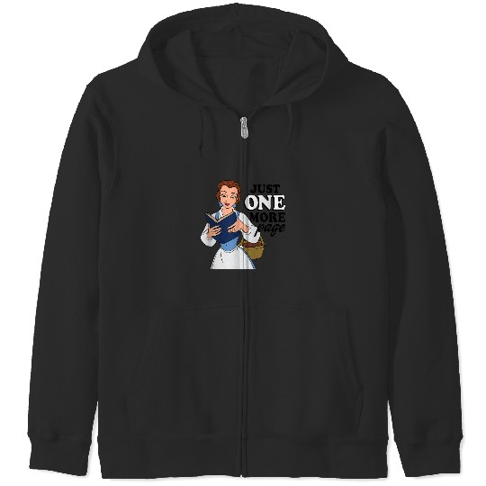 Disney Princess Belle Just One More Page Zip Hoodies