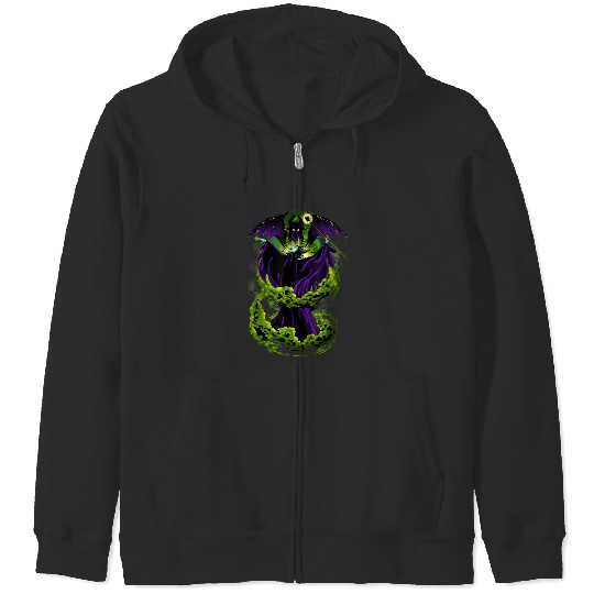 Disney Villains Maleficent Dragon Transformation Zip Hoodies