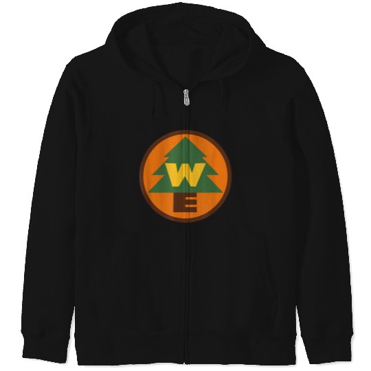 Disney Pixar Up Wilderness Explorer Big Chest Logo Zip Hoodies