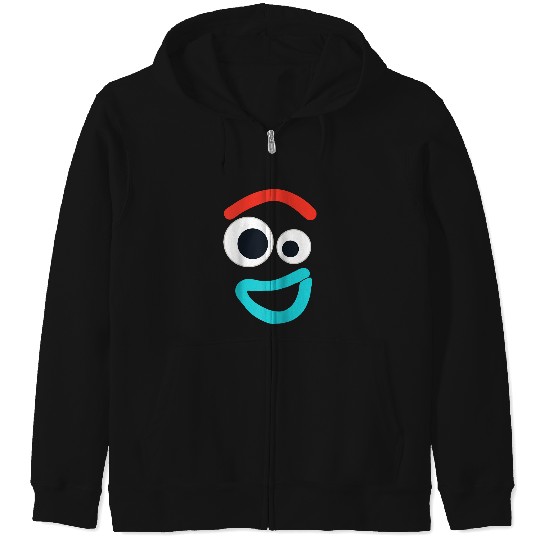 Disney and PIXAR Toy Story 4 Forky Smiling Costume Raglan Baseball Tee Zip Hoodies