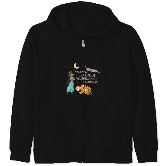 Disney Aladdin Jasmine You Are Made Of Wishes And Stardust Zip Hoodies