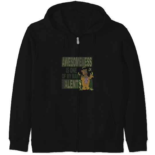 Disney The Muppets Fozzie Bear Awesomeness Talents Zip Hoodies
