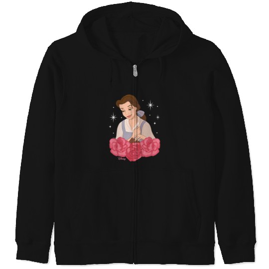 Disney Princess - Belle Beauty And The Beast Roses Zip Hoodies