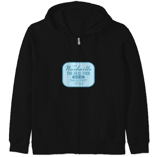 Eras Tour Nashville Night 3 May 7 Sticker Zip Hoodies