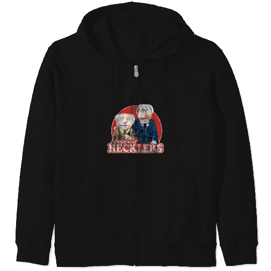 Disney The Muppets The Original Hecklers Distressed Poster Zip Hoodies