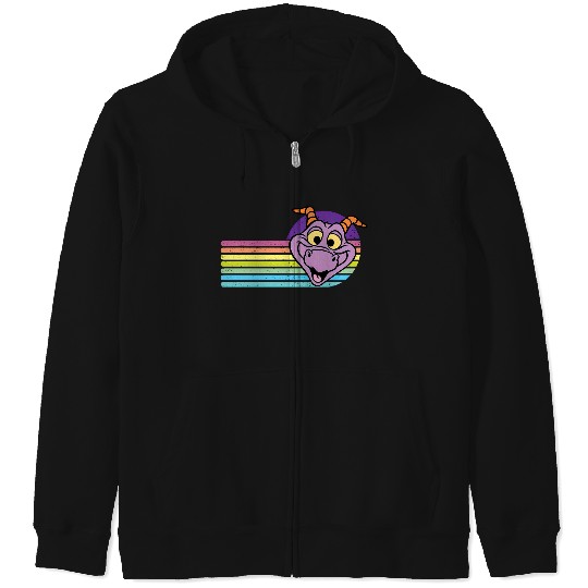 isney vintage shirt - Disney figment shirt - Disney Epcot Zip Hoodies