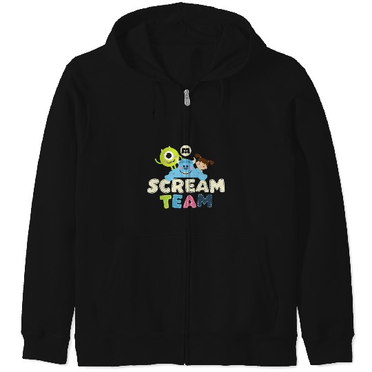 Disney Pixar Monsters Inc Scream Team Adorable Chibi Style Zip Hoodies