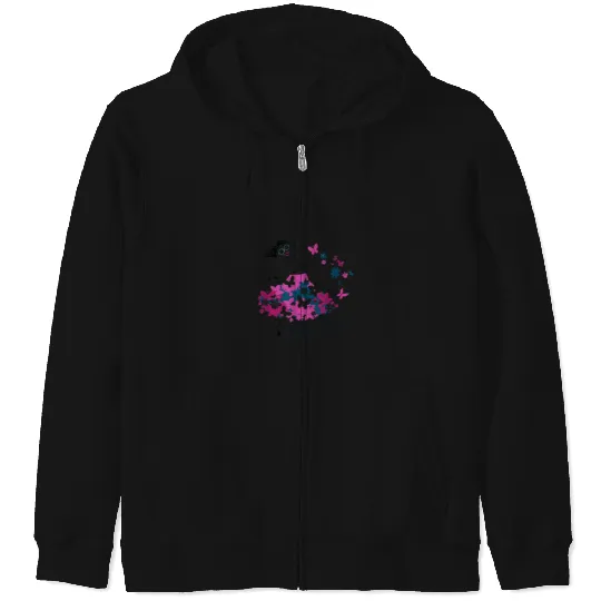 Disney Encanto Mirabel Madrigal Floral Lilac Pur Zip Hoodies