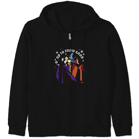 Disney Villains Christmas Group Up To Snow Good Merry Christmas 2024 Zip Hoodies