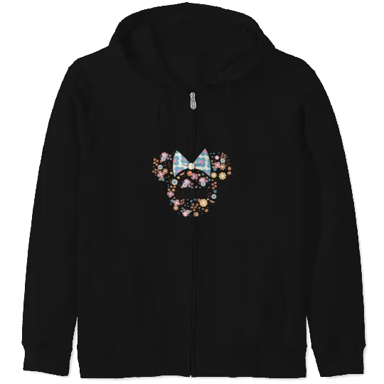 Disney Minnie Mouse Mamá Mom Icon Flowers Día de la Madre Zip Hoodies