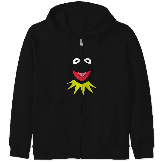 Kids Disney The Muppets Kermit Frog Happy Big Face Toddler Zip Hoodies
