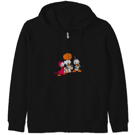 Disney DuckTales Halloween Trick Or Treat Costume Portrait Zip Hoodies