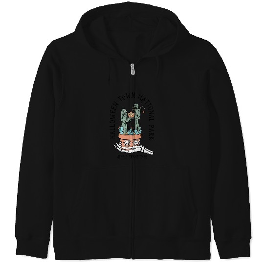 Disney The Nightmare Before Christmas Jack & Sally Cactus Zip Hoodies
