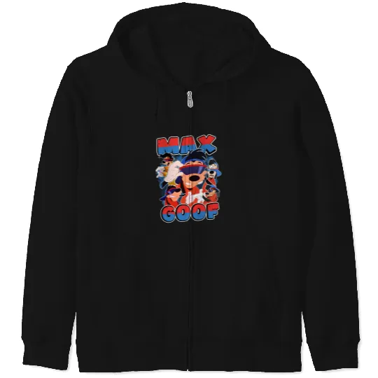 Disney A Goofy Movie Max Goof Porrtrait  Retro Zip Hoodies, WDW Magic Kingdom  Zip Hoodies