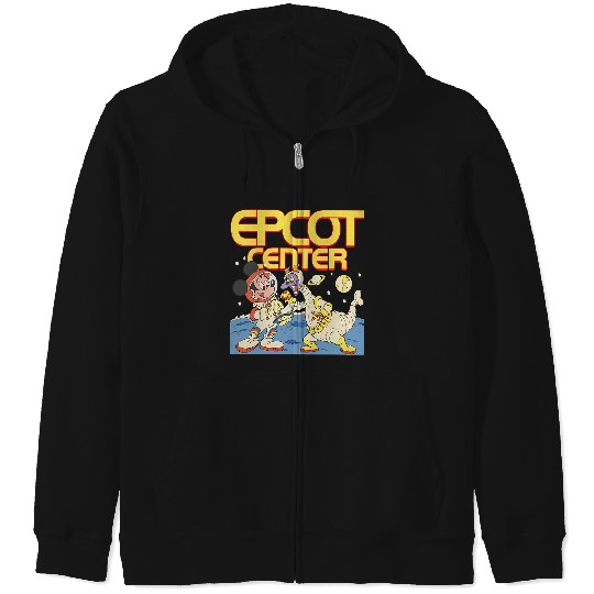 Disney Epcot Mickey & Dragon Figment Astronaut Zip Hoodies