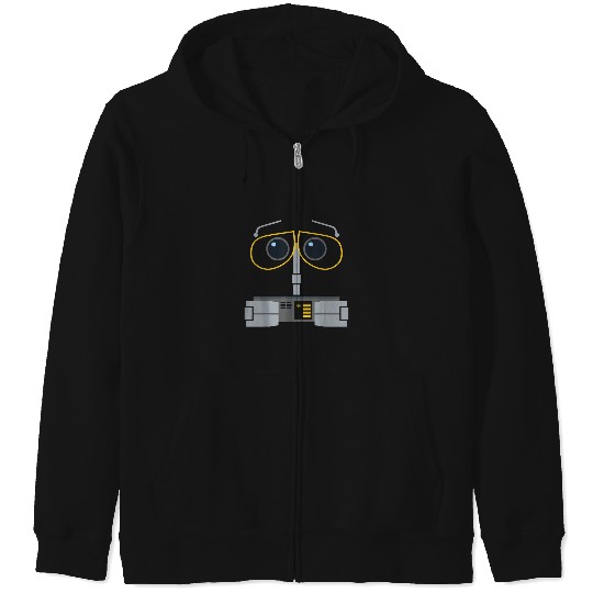 Disney Pixar WALLE Robot Big Face Halloween Cost Zip Hoodies