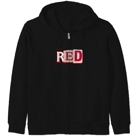 Discover Red Taylor (5) Zip Hoodies