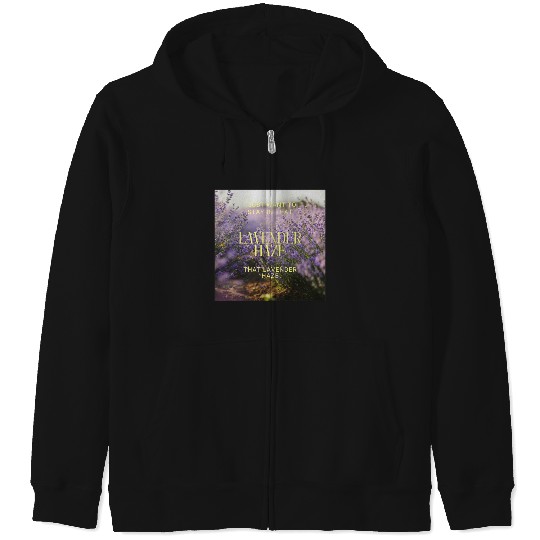 Discover Lavender Haze Taylor Lyric Zip Hoodies