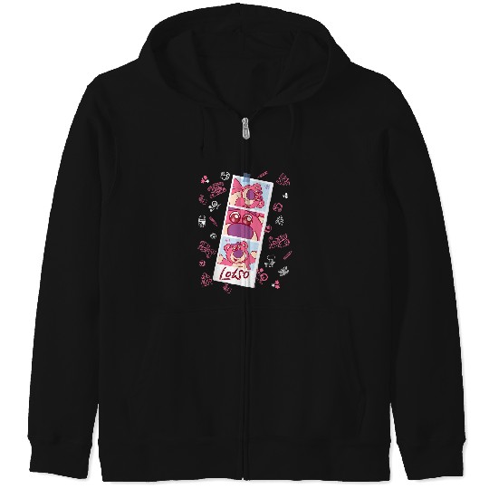 Disney and Pixar’s Toy Story Lotso Fluffy Cute Photo Strip Zip Hoodies