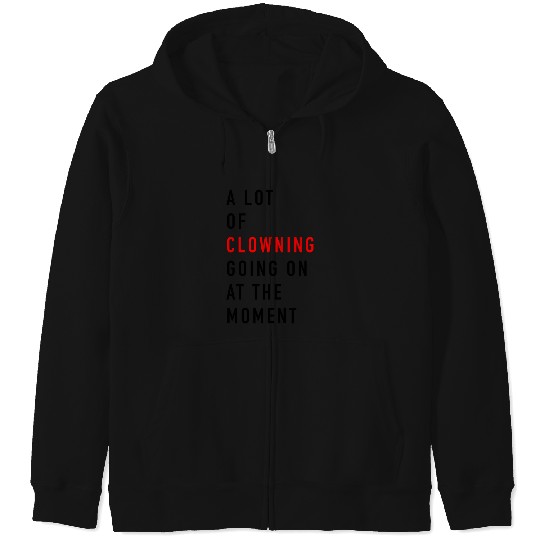 Discover Taylor Red Clowning Meme Zip Hoodies