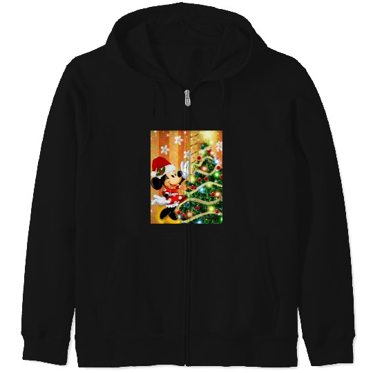Mike santa claus  : Mickey Disney Christmas, Disney Christmas Zip Hoodies
