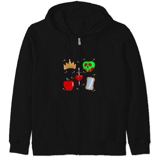 Evil Queen Villain Pattern   SALE!! : Disney Villains Maleficent , Maleficent Gift S-5XL Zip Hoodies