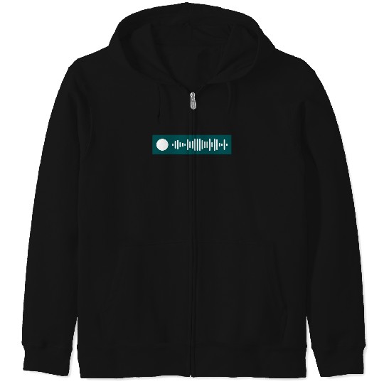 Discover Clean Spotify Code - Taylor Zip Hoodies