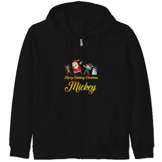 Name - Dabbing Santa Claus Elf Reindeer Snowman - Merry Dabbing Christmas  : Mickey Disney Christmas, Disney Christmas Zip Hoodies