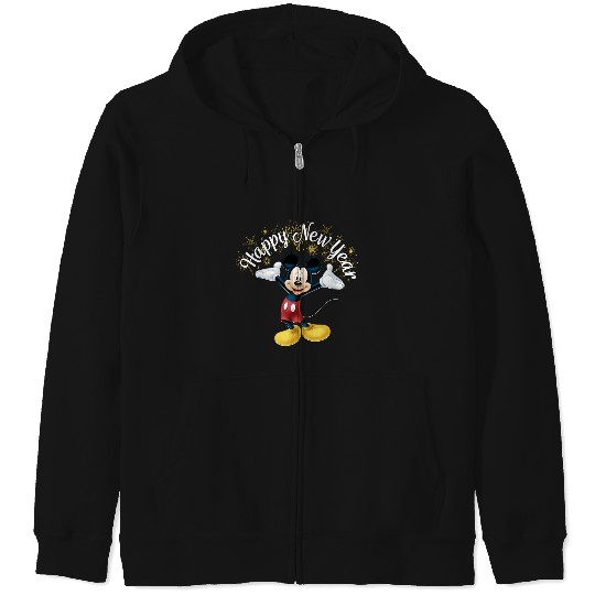 Disney New Year's Mickey Mouse Happy New Year Portrait   : Mickey Disney Christmas, Disney Christmas Zip Hoodies