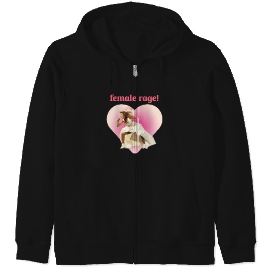 Discover Taylor Female Rage Zip Hoodies