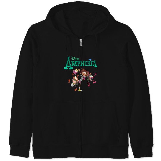 Disney Channel Amphibia Zip Hoodies