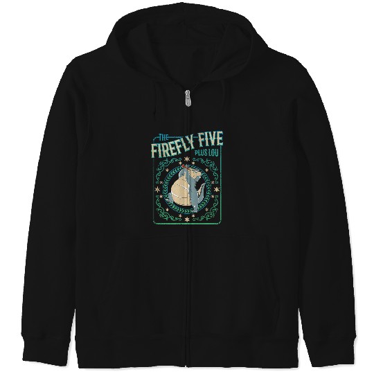 Disney The Princess And The Frog The Firefly Five Plus Lou Zip Hoodies
