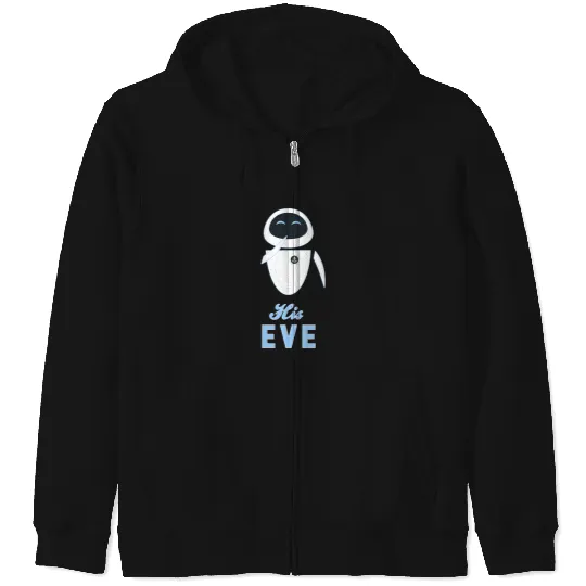 Disney Pixar Wall-E His Eve Couples Zip Hoodies
