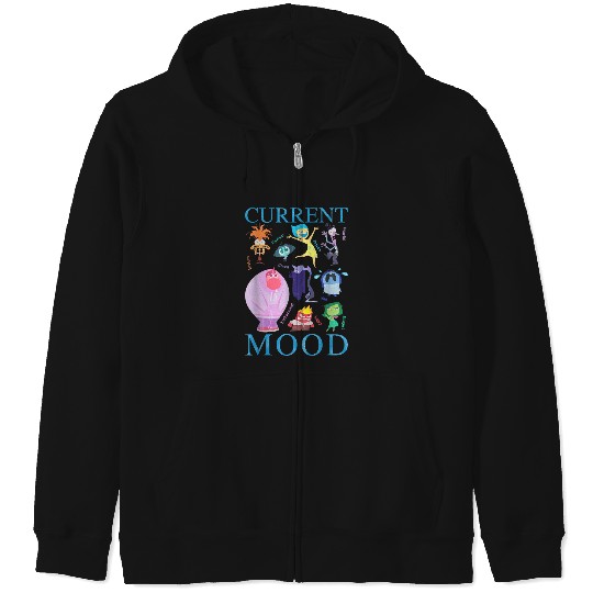 Disneyss Pixars Inside Out 2 Current Mood Many Emotions Vintages Zip Hoodies