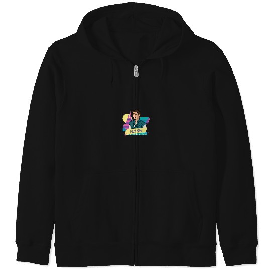 Disneyss Tangled Retro Couples Matching Flynn Rider Zip Hoodies