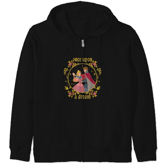 Disneyss Princess Sleeping Beauty Aurora Once Upon A Dream Zip Hoodies