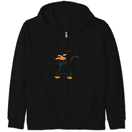 Disneyss Phineas And Ferb Agent P Undercover Outline shots Zip Hoodies