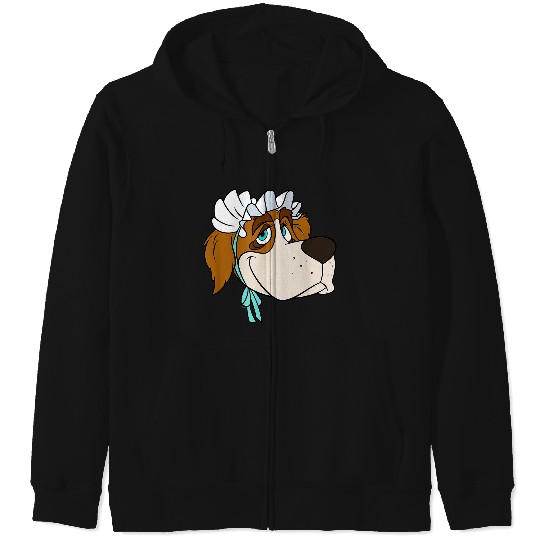 Disneyss Peter Pan Nana St Bernard Dog Big Faces Costume Zip Hoodies