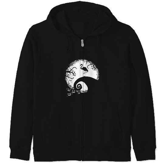 Disney Nightmare Before Christmas Together  : Jack Skellington Shirt, Jack And Sally Gift Fan Made S-5XL Zip Hoodies