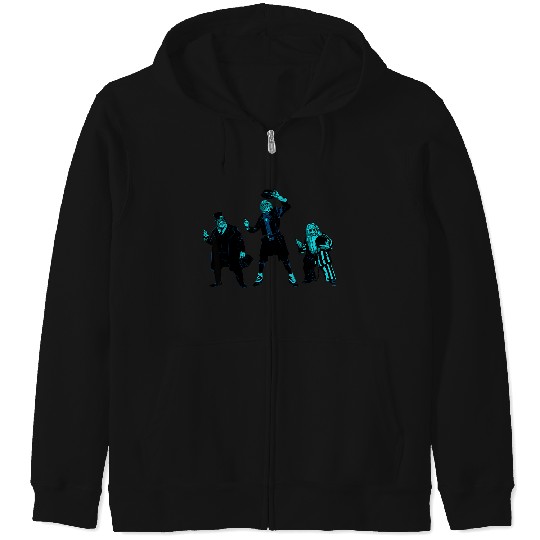 Disneyss Haunted Mansion Movie Hitchhiking Ghostss Trio Zip Hoodies