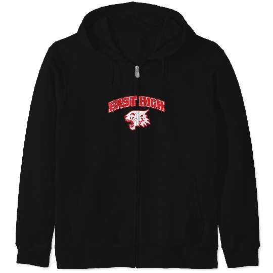 Discover Disney High School Musical The Musical The Series East High Zip Hoodies