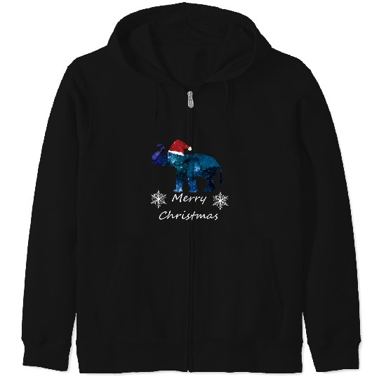 Discover Santa Elephant Premium Scoop , Disney Elephant Dumbo Christmas , Dumbo Christmas Zip Hoodies
