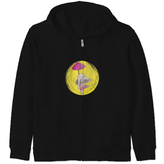 Discover Tightrope elephant Tote Bag: Disney Elephant Dumbo, Dumbo Zip Hoodies