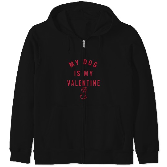 Discover Disney 101 Dalmatians Valentine'S My Dog Is My Valentine Zip Hoodies