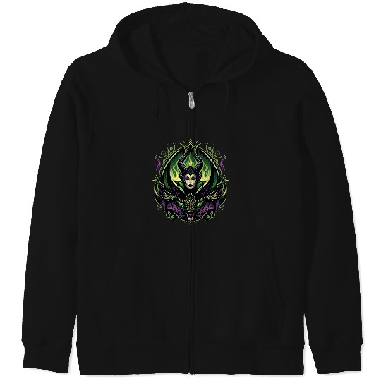 Mistress  Evil Mirror   SALE!! : Disney Villains Maleficent , Maleficent Gift S-5XL Zip Hoodies